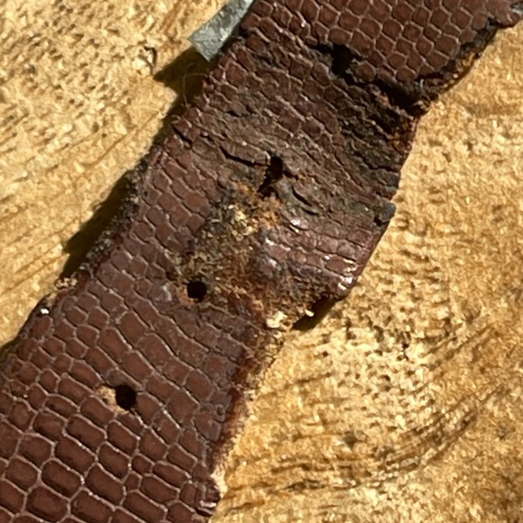 Gucci 3000M 18K GP Men's/Women's Watch with Red & Green needs strap and battery - Picture 7 of 8